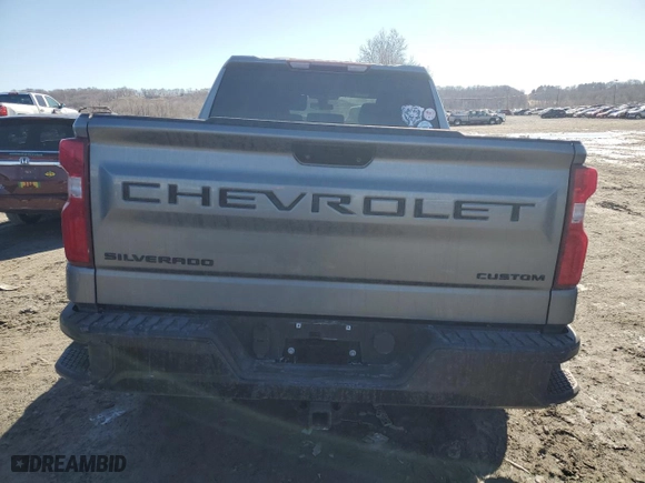 2021 Chevrolet Silverado 1500 Custom Trail Boss with VIN 1GCPYCEH8MZ298113, listed as a Copart auction lot 47042685 with 105,146 mi miles and Salvage Title. Bid and sale history available at carsss.com. Image 6.