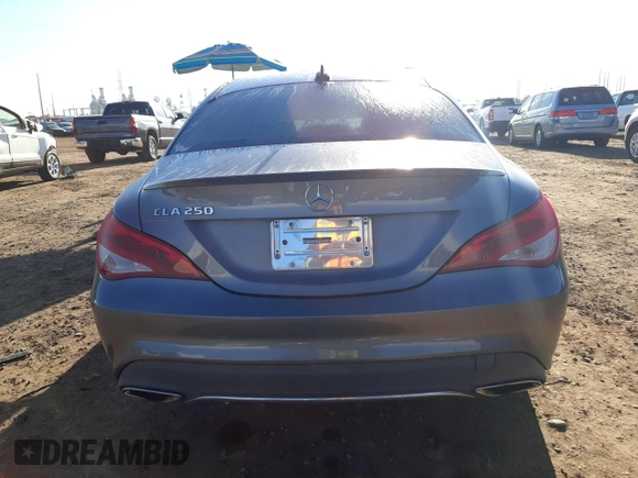 2017 Mercedes-Benz CLA with VIN WDDSJ4EB0HN451957, listed as a Copart auction lot 45735283 with 86,701 mi miles. Bid and sale history available at carsss.com. Image 6.