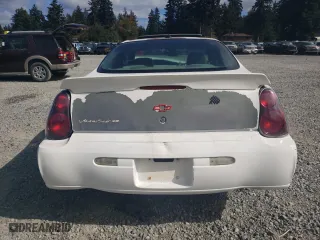 2004 Chevrolet Monte Carlo SS with VIN 2G1WX12K849310220, listed as a Copart auction lot 72740464 with 211,458 mi miles and Salvage Title. Bid and sale history available at carsss.com. Image 6.
