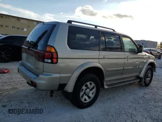 2002 Mitsubishi Montero z VIN JA4MT41R62J021195, wystawiony jako Copart lot #47021115 z przebiegiem 196 795 mil mil oraz Szkoda całkowita • Salvage title. Historia ofert i sprzedaży dostępna na DreamBid. Obrazek 3.