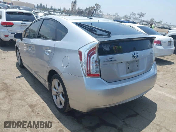 2013 Toyota Prius One with VIN JTDKN3DU9D1647991, listed as a IAAI auction lot 42188530 with 221,732 mi miles and . Bid and sale history available at DreamBid. Image 3.