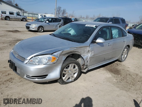 2015 Chevrolet Impala LT with VIN 2G1WB5E3XF1161210, listed as a Copart auction lot 48756835 with Not Provided miles and Salvage Title. Bid and sale history available at DreamBid. Image 1.
