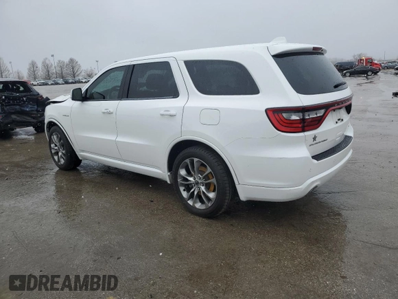 2020 Dodge Durango R/T with VIN 1C4SDHCT6LC301327, listed as a Copart auction lot 47811645 with 147,040 mi miles and Salvage title. Bid and sale history available at DreamBid. Image 2.