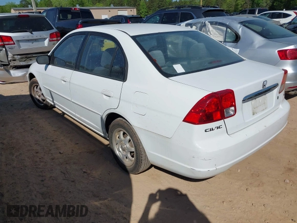 2003 Honda Civic LX with VIN 2HGES16503H566931, listed as a IAAI auction lot 42048426 with 172,526 mi miles and . Bid and sale history available at carsss.com. Image 3.