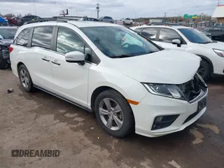 2018 Honda Odyssey EX-L with VIN 5FNRL6H78JB042857, listed as a IAAI auction lot 41690551 with 97,625 mi miles. Bid and sale history available at carsss.com. Image 1.