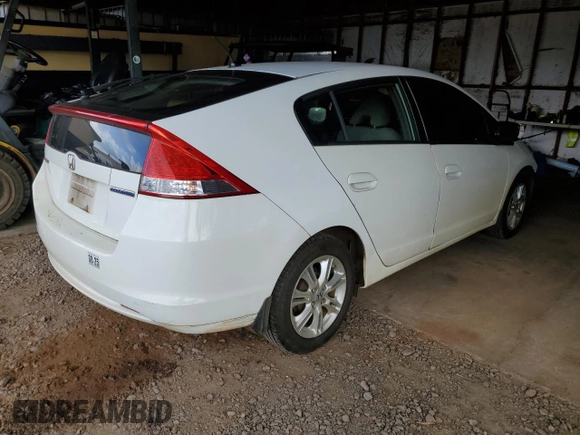 2011 Honda Insight EX with VIN JHMZE2H70BS006831, listed as a Copart auction lot 48818245 with 136,493 mi miles and Salvage Title. Bid and sale history available at DreamBid. Image 3.