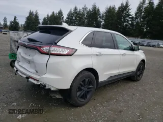 2018 Ford Edge SEL with VIN 2FMPK4J81JBC27567, listed as a Copart auction lot 49277705 with 55,641 mi miles and Salvage Title. Bid and sale history available at carsss.com. Image 3.