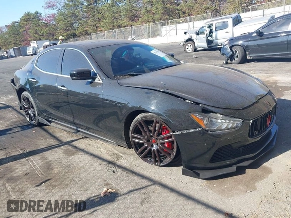 2014 Maserati Ghibli S Q4 z VIN ZAM57RTA9E1106695, wystawiony jako IAAI lot #40783416 z przebiegiem 92 885 mil mil oraz . Historia ofert i sprzedaży dostępna na DreamBid. Obrazek 1.