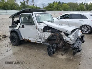 2002 Jeep Wrangler Sport with VIN 1J4FA49S32P733909, listed as a Copart auction lot 72776204 with 157,508 mi miles and Non Repairable. Bid and sale history available at carsss.com. Image 4.