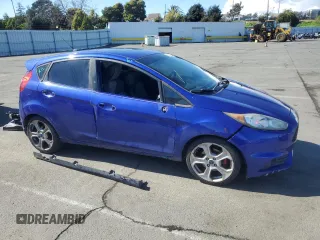 2015 Ford Fiesta ST with VIN 3FADP4GX8FM141823, listed as a Copart auction lot 49083365 with 119,135 mi miles and Salvage Title. Bid and sale history available at carsss.com. Image 4.