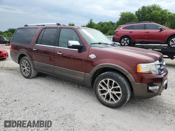 2015 Ford Expedition Max XLT with VIN 1FMJK1JT6FEF33622, listed as a Copart auction lot 59765295 with 160,625 mi miles and Salvage title. Bid and sale history available at DreamBid. Image 4.