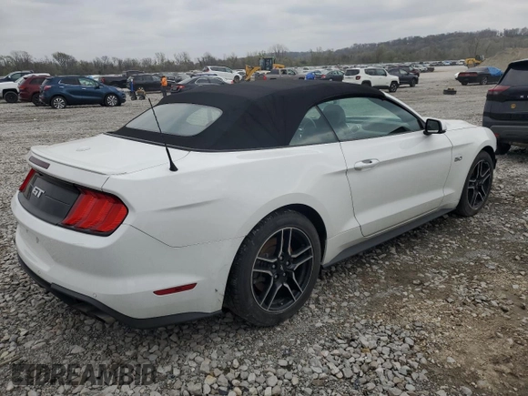 2019 Ford Mustang GT Premium with VIN 1FATP8FF9K5150235, listed as a Copart auction lot 51669425 with 83,278 mi miles and Salvage Title. Bid and sale history available at carsss.com. Image 3.