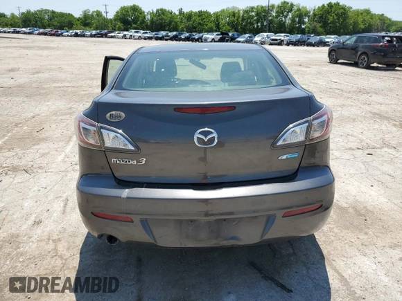 2012 Mazda 3 i Touring with VIN JM1BL1V77C1700351, listed as a Copart auction lot 59268645 with Not provided miles and Salvage title. Bid and sale history available at DreamBid. Image 6.