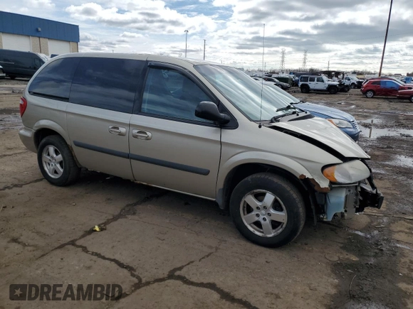 2006 Dodge Caravan SXT with VIN 1D4GP45R16B642543, listed as a Copart auction lot 51369035 with 214,682 mi miles and Clean Title. Bid and sale history available at DreamBid. Image 4.