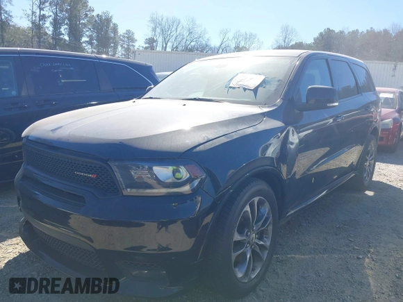 2019 Dodge Durango GT Plus with VIN 1C4RDHDG5KC721398, listed as a IAAI auction lot 41697019 with 105,620 mi miles and . Bid and sale history available at carsss.com. Image 17.