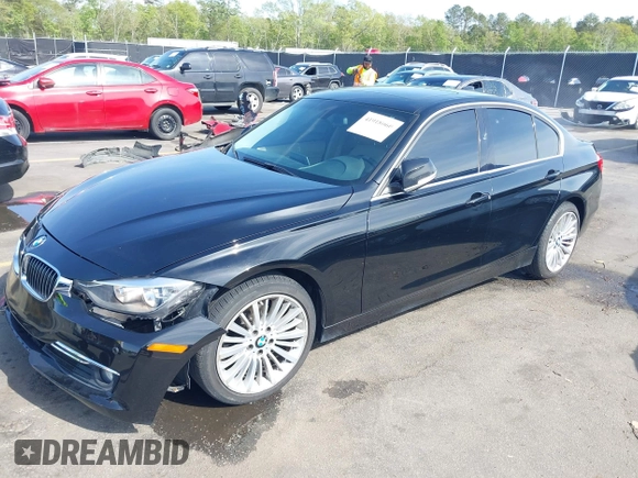 2012 BMW 3 Series 328i with VIN WBA3A5C52CF347326, listed as a IAAI auction lot 41918060 with 91,551 mi miles. Bid and sale history available at carsss.com. Image 2.