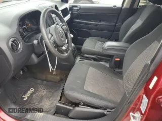 2017 Jeep Compass Sport with VIN 1C4NJCBB9HD131760, listed as a Copart auction lot 74073294 with 160,398 mi miles and Salvage Title. Bid and sale history available at carsss.com. Image 7.