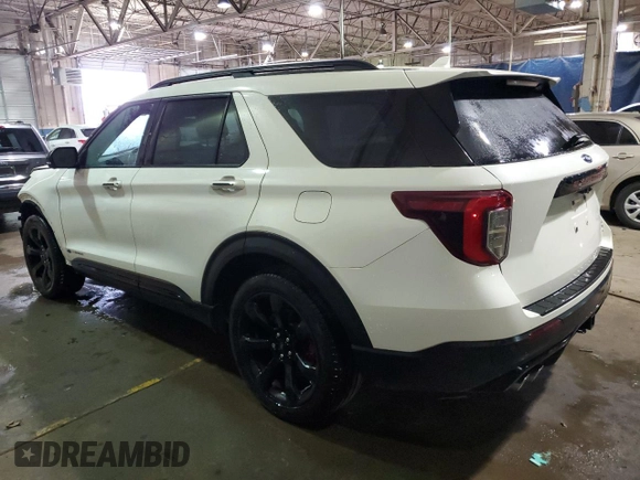 2022 Ford Explorer ST with VIN 1FM5K8GC0NGA46825, listed as a Copart auction lot 41705125 with 26,980 mi miles and Salvage Title. Bid and sale history available at carsss.com. Image 2.