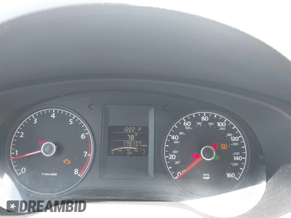 2013 Volkswagen Jetta S with VIN 3VW2K7AJ9DM265129, listed as a IAAI auction lot 42562999 with 179,137 mi miles and . Bid and sale history available at DreamBid. Image 7.
