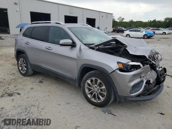 2019 Jeep Cherokee Latitude Plus with VIN 1C4PJLLX5KD205136, listed as a Copart auction lot 60782235 with 48,783 mi miles and Non repairable. Bid and sale history available at DreamBid. Image 4.