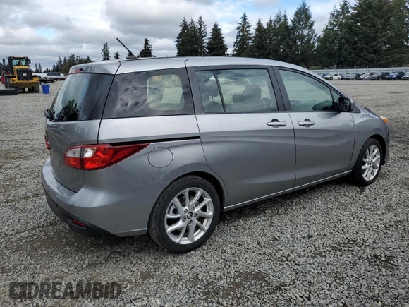 2012 Mazda 5 Sport with VIN JM1CW2BL0C0143842, listed as a Copart auction lot 75242334 with 85,152 mi miles and Salvage Title. Bid and sale history available at DreamBid. Image 3.