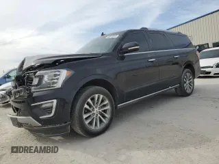 2018 Ford Expedition Max Limited z VIN 1FMJK1KT3JEA33926, wystawiony jako Copart lot #48045815 z przebiegiem 148 530 mil mil oraz Szkody całkowita. Historia ofert i sprzedaży dostępna na DreamBid. Obrazek 1.