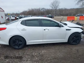 2015 Kia Optima LX with VIN KNAGM4A72F5654352, listed as a IAAI auction lot 41706156 with 119,000 mi miles. Bid and sale history available at carsss.com. Image 14.