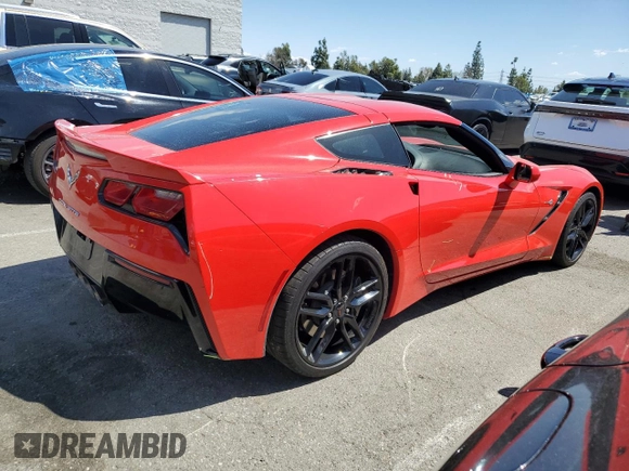 2019 Chevrolet Corvette 1LT with VIN 1G1YB2D73K5111639, listed as a Copart auction lot 50060404 with 24,787 mi miles and Salvage Title. Bid and sale history available at carsss.com. Image 3.
