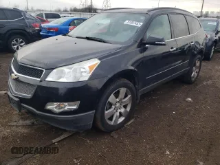 2012 Chevrolet Traverse LTZ z VIN 1GNKVLED2CJ108598, wystawiony jako Copart lot #66069604 z przebiegiem 148 481 mil mil oraz Nie do naprawy • Non repairable. Historia ofert i sprzedaży dostępna na DreamBid. Obrazek 1.