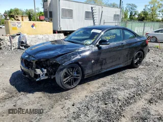 2021 BMW 2 Series M240i xDrive with VIN WBA2J7C02M7J29216, listed as a Copart auction lot 56406535 with 26,335 mi miles and Salvage title. Bid and sale history available at DreamBid. Image 1.