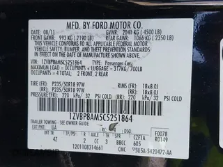 2012 Ford Mustang V6 Premium with VIN 1ZVBP8AM5C5251864, listed as a IAAI auction lot 42087587 with 171,417 mi miles. Bid and sale history available at carsss.com. Image 9.