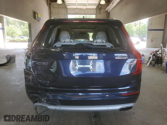 2017 Volvo XC90 Momentum with VIN YV4A22PKXH1169009, listed as a Copart auction lot 58121825 with 155,607 mi miles and Salvage title. Bid and sale history available at DreamBid. Image 6.