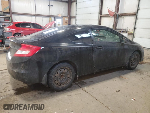 2012 Honda Civic Cpe EX-L with VIN 2HGFG3B99CH005721, listed as a Copart auction lot 44952745 with 154,835 mi miles and Salvage Title. Bid and sale history available at carsss.com. Image 3.