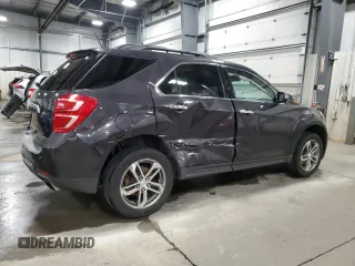 2016 Chevrolet Equinox LTZ with VIN 2GNFLGE38G6345864, listed as a Copart auction lot 50096375 with 137,447 mi miles and Salvage Title. Bid and sale history available at carsss.com. Image 3.