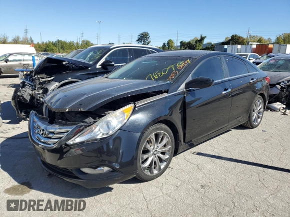2012 Hyundai Sonata 2.4L Limited PZEV with VIN 5NPEC4AC3CH328307, listed as a Copart auction lot 76809354 with 129,321 mi miles and Salvage Title. Bid and sale history available at carsss.com. Image 1.