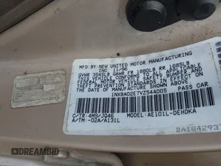 1997 Toyota Corolla with VIN 1NXBA02E7VZ544005, listed as a IAAI auction lot 42363262 with 200,537 mi miles and . Bid and sale history available at DreamBid. Image 9.