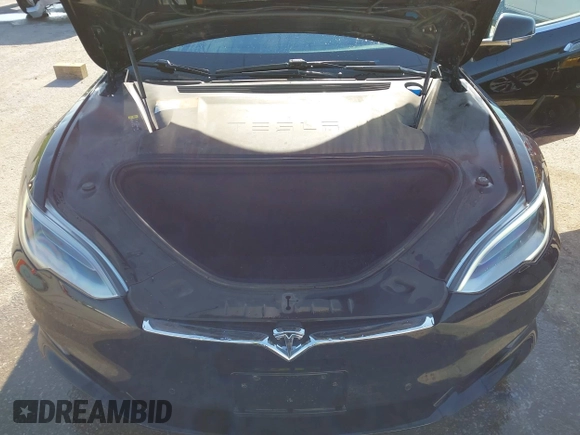 2017 Tesla Model S 100D with VIN 5YJSA1E27HF230508, listed as a IAAI auction lot 42040511 with 98,693 mi miles. Bid and sale history available at carsss.com. Image 10.
