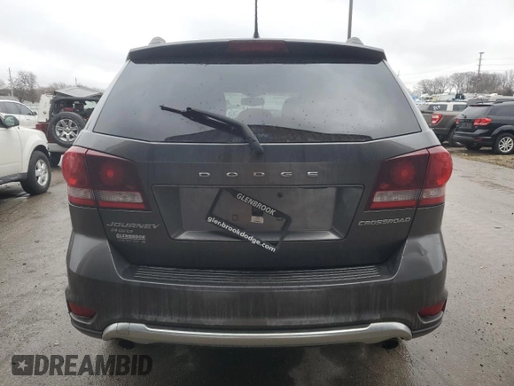2017 Dodge Journey Crossroad Plus with VIN 3C4PDDGG0HT512580, listed as a Copart auction lot 46680745 with 132,074 mi miles and Clean title. Bid and sale history available at DreamBid. Image 6.