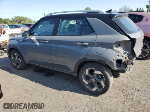 2022 Hyundai Venue SEL z VIN KMHRC8A3XNU177687, wystawiony jako Copart lot #55442895 z przebiegiem 38 228 mil mil oraz Szkoda całkowita • Salvage title. Historia ofert i sprzedaży dostępna na DreamBid. Obrazek 2.