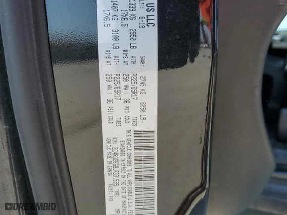 2018 Dodge Grand Caravan GT with VIN 2C4RDGEG9JR331595, listed as a Copart auction lot 49205945 with 156,218 mi miles and Salvage Title. Bid and sale history available at carsss.com. Image 13.