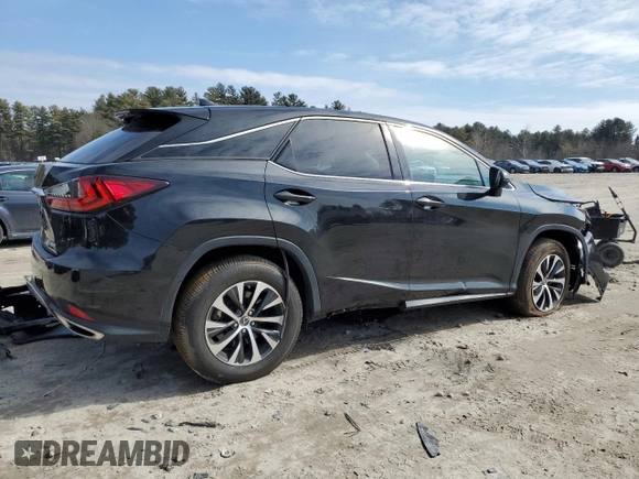 2021 Lexus RX with VIN 2T2AZMDA3MC289029, listed as a Copart auction lot 47461545 with 45,109 mi miles and Salvage Title. Bid and sale history available at carsss.com. Image 3.
