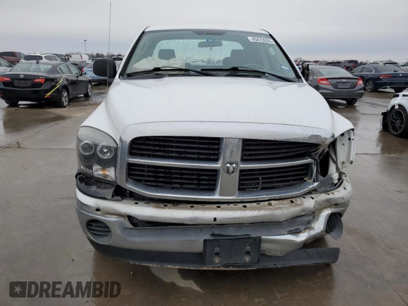 2007 Dodge 1500 ST with VIN 1D7HA18K77J519729, listed as a Copart auction lot 45473035 with 266,222 mi miles and Salvage Title. Bid and sale history available at DreamBid. Image 5.