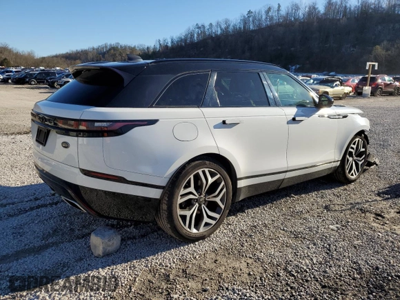 2019 Land Rover Range Rover Velar R-Dynamic SE with VIN SALYL2FV3KA223194, listed as a Copart auction lot 43111874 with 41,692 mi miles. Bid and sale history available at carsss.com. Image 3.