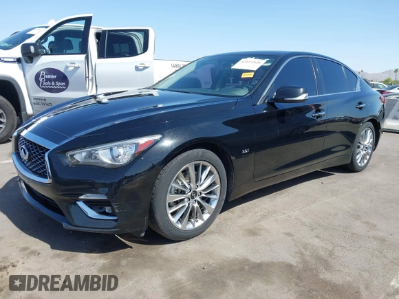2020 Infiniti Q50 Luxe with VIN JN1EV7AP1LM206746, listed as a IAAI auction lot 42115920 with 94,394 mi miles and . Bid and sale history available at DreamBid. Image 18.