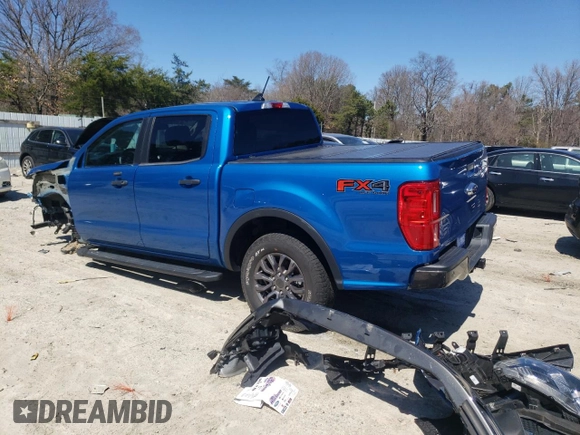 2021 Ford Ranger XL with VIN 1FTER4FH7MLD89272, listed as a Copart auction lot 50009035 with 48,725 mi miles and Salvage title. Bid and sale history available at DreamBid. Image 2.