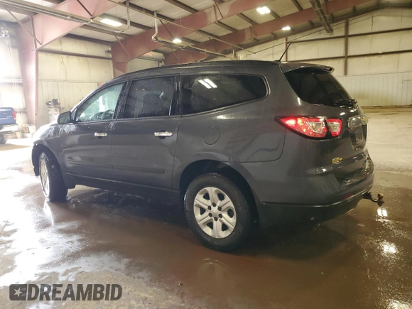 2013 Chevrolet Traverse LS with VIN 1GNKRFKD8DJ258016, listed as a Copart auction lot 48556635 with 150,679 mi miles and Clean Title. Bid and sale history available at carsss.com. Image 2.