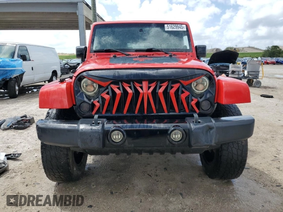 2014 Jeep Wrangler Unlimited Sahara with VIN 1C4HJWEG8EL324277, listed as a Copart auction lot 51629945 with 0 mi miles and Clean Title. Bid and sale history available at carsss.com. Image 5.