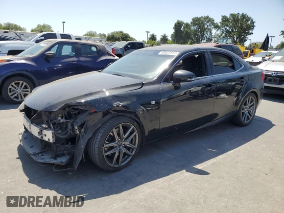 2016 Lexus IS 200t with VIN JTHBA1D23G5037868, listed as a Copart auction lot 60637515 with 110,397 mi miles and Salvage title. Bid and sale history available at DreamBid. Image 1.