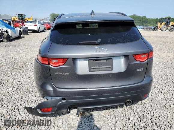 2017 Jaguar F-Pace 35t Premium with VIN SADCJ2BV0HA894638, listed as a Copart auction lot 58752885 with 77,299 mi miles and Salvage title. Bid and sale history available at DreamBid. Image 6.