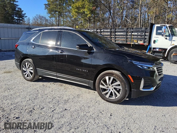 2023 Chevrolet Equinox Premier z VIN 3GNAXNEG3PL215430, wystawiony jako Copart lot #86351014 z przebiegiem 10 239 mil mil oraz Czysty tytuł • Clean title. Historia ofert i sprzedaży dostępna na DreamBid. Obrazek 4.